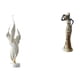 thumbnail image 1 of Escultura de plumas, figura decorativa africana, estatua de dama tribal, adorno de resina, adecuado para regalar, decoración del hogar, oficina, sala, 1 of 8