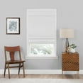 thumbnail image 2 of Live Life Cordless Roman 100% Blackout Window Shade 27" W x 64" L, White, 2 of 3