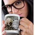 thumbnail image 2 of 3drose, British Columbia, Princess Royal Island, Spirit Bear-cn02 Rja0004 - Rebecca Jackrel, 15oz Two-tone Black Mug, 2 of 6