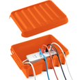 thumbnail image 1 of Caja de conexiones resistente a la intemperie SockitBox, tamaño grande, naranja, 1 of 8