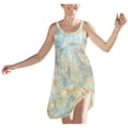 thumbnail image 2 of Sobgg25 Women's Sleeveless Textured Summer Beach Daily Cool Dress, 2 of 5