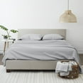 thumbnail image 4 of Linen Market 4 Piece Sheet Set Patterned, Full, Scallop Gray, 4 of 5