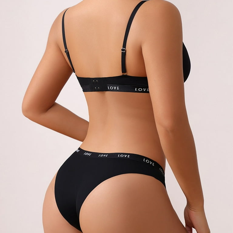 Soutien Gorge Black Pant Woman Plus Size Bra Panties Stripper Clothing Cute  Pink Culotte Sans Entrejambe Smoothing BOD : : Clothing, Shoes &  Accessories