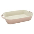 thumbnail image 2 of Staub Ceramic 3-pc Rectangular Baking Dish Set - Macaron Pastel Pink, 2 of 4