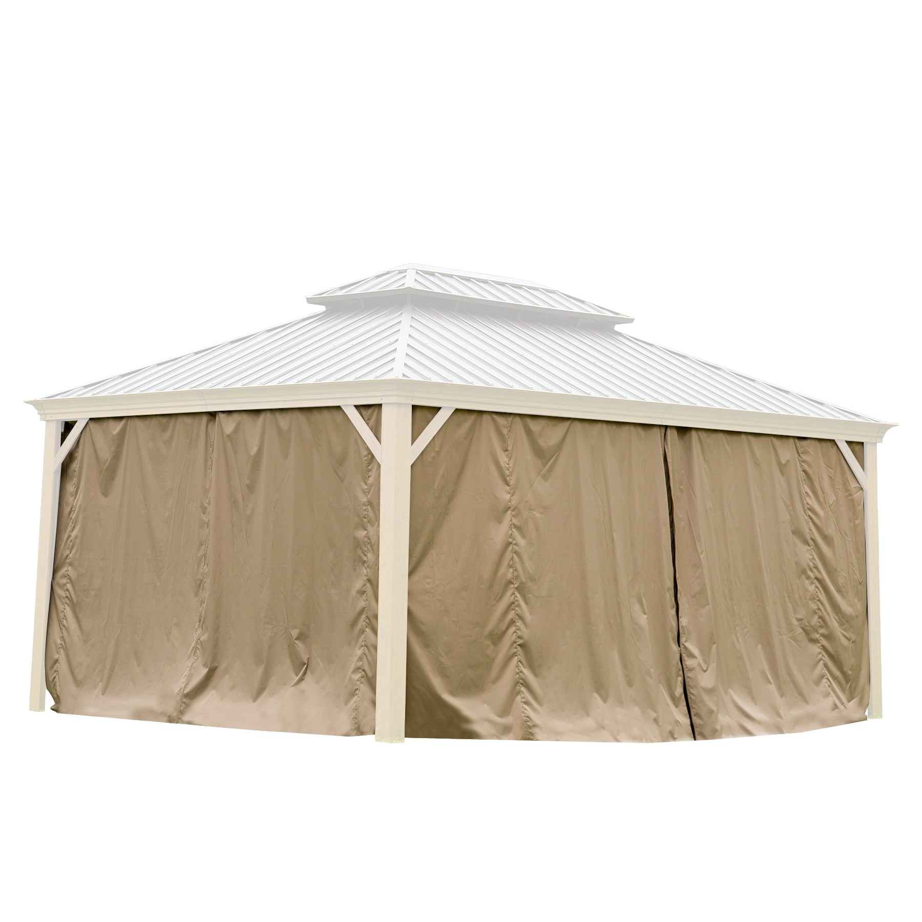 Domi Outdoor Living Gazebo Universal Replacement Privacy Curtain 12