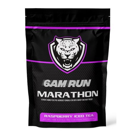 6AM Run Marathon - Essential Amino Energy Powder - Raspberry Iced Tea Trial