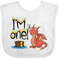 thumbnail image 3 of Inktastic I'm One Cute Dragon First Birthday Boys or Girls Baby Bib, 3 of 4