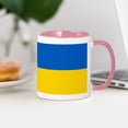 thumbnail image 3 of CafePress - Flag Of Ukraine Mugs - 11 oz Ceramic Mug - Novelty Coffee Tea Cup, 3 of 4