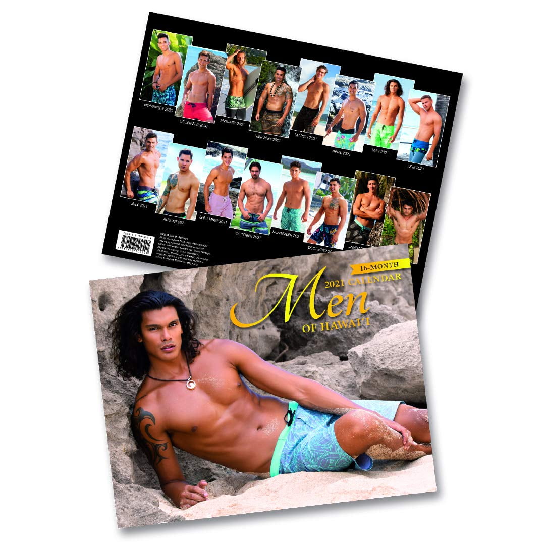Men Of Hawaii 2021 16 Month Trade Calendar November 2020 To February 2022 Walmart Com Walmart Com hawaiian calendar 2021