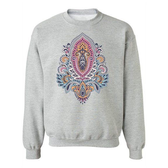 Colorful Indian Adorn Design Sweatshirt Women -Image by Shutterstock, Female Medium
