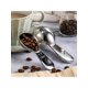 thumbnail image 1 of 2 Pcs/Set 304 Stainless Steel Coffee Bean Measuring Spoon With Scale, Baking Tool For Milk Powder Measurement, 1 of 5