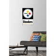 thumbnail image 5 of NFL Pittsburgh Steelers - Logo 21 Wall Poster with Pushpins, 14.725" x 22.375", 5 of 11