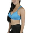 thumbnail image 2 of ToBeInStyle Women's Pull-Over Racerback Sports Bra w/Jennifer Sport Text Print, 2 of 3