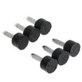 thumbnail image 1 of 3 pares de puntas de tacón alto Grifos Reparación de calzado Dowels Pads 9x6mm Negro Sunnimix Reemplazo de grifos de tacón alto, 1 of 8
