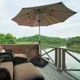 thumbnail image 2 of Yescom Support de Parasol de Patio Base Croisée Sac de Sable Extérieur Jardin Plage, YES0360, 2 of 8