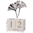 thumbnail image 1 of Desk Block Calendar Decorative Desktop Perpetual Calendar Office Rustic Decoration, 1 of 8