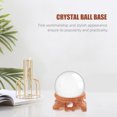 thumbnail image 4 of EeaseCA 2 Pcs Base en Bois Rétro Support de Boules de Cristal Simple pour la Maison, 4 of 8