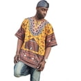 thumbnail image 2 of Gye Nyame Traditional African Print Dashiki Shirt, 2 of 2
