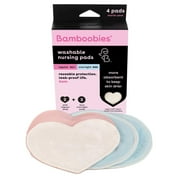 Bamboobies Nursing Pads For Breastfeeding Reusable Breast PadsStyle: 2 Regular 2 Overnight Pair