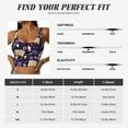 thumbnail image 6 of Vsdgher Lavender Flowers Print Women Sleeveless Athletic Tank Top Built-in Bra Camisole Sports Vest for Yoga Running Fitness Exercise with Removable Pads, 6 of 8