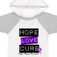 thumbnail image 4 of Inktastic Cystic Fibrosis Hope Love Cure Boys or Girls Baby Bodysuit, 4 of 5