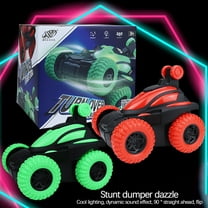 Viflosae Toy Cars for Boys Age 4-7 Rollover Stunt Car, 360 Degree Stunt Rotation 90 Uprightdriving Off-road Vehicle, and Sound Effects, Children's Toys, Birthday and Christmas Gifts