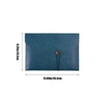 thumbnail image 3 of HSQJHJF Leather File Bag A4 File Bag Briefcase Button Business Office Storage Portable Large Capacity Folder, 3 of 8
