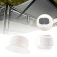 thumbnail image 6 of Dickly RV Solar Ventilation Fan 2.4V Ceiling Vent Fan for Trailer Yacht Marine White, 6 of 9