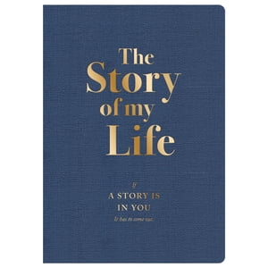 Piccadilly Story of My Life Journal, Blue, 204 Pages
