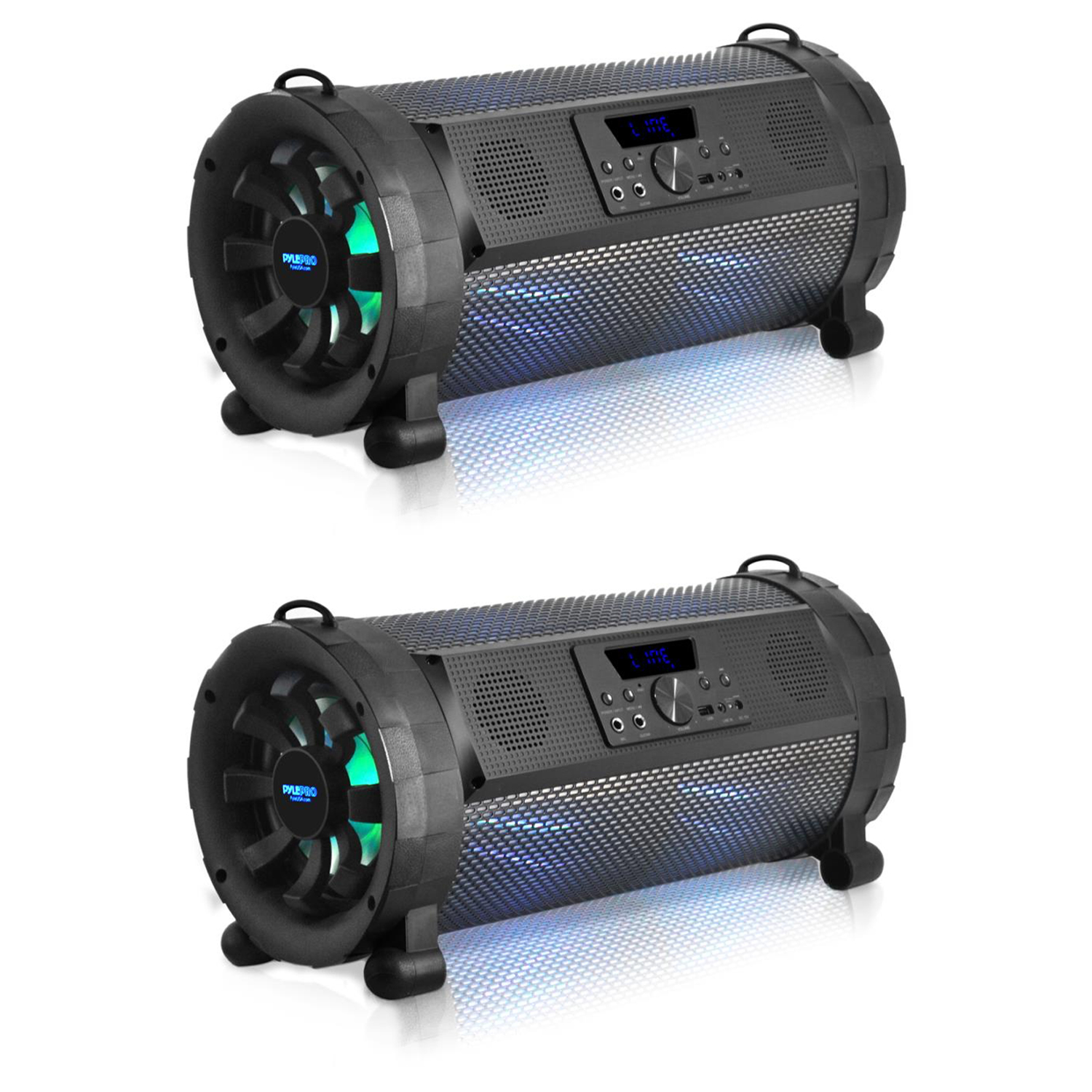 Pyle PBMSPG190 300 Watt Bluetooth Wireless BoomBox Speakers Stereo (2