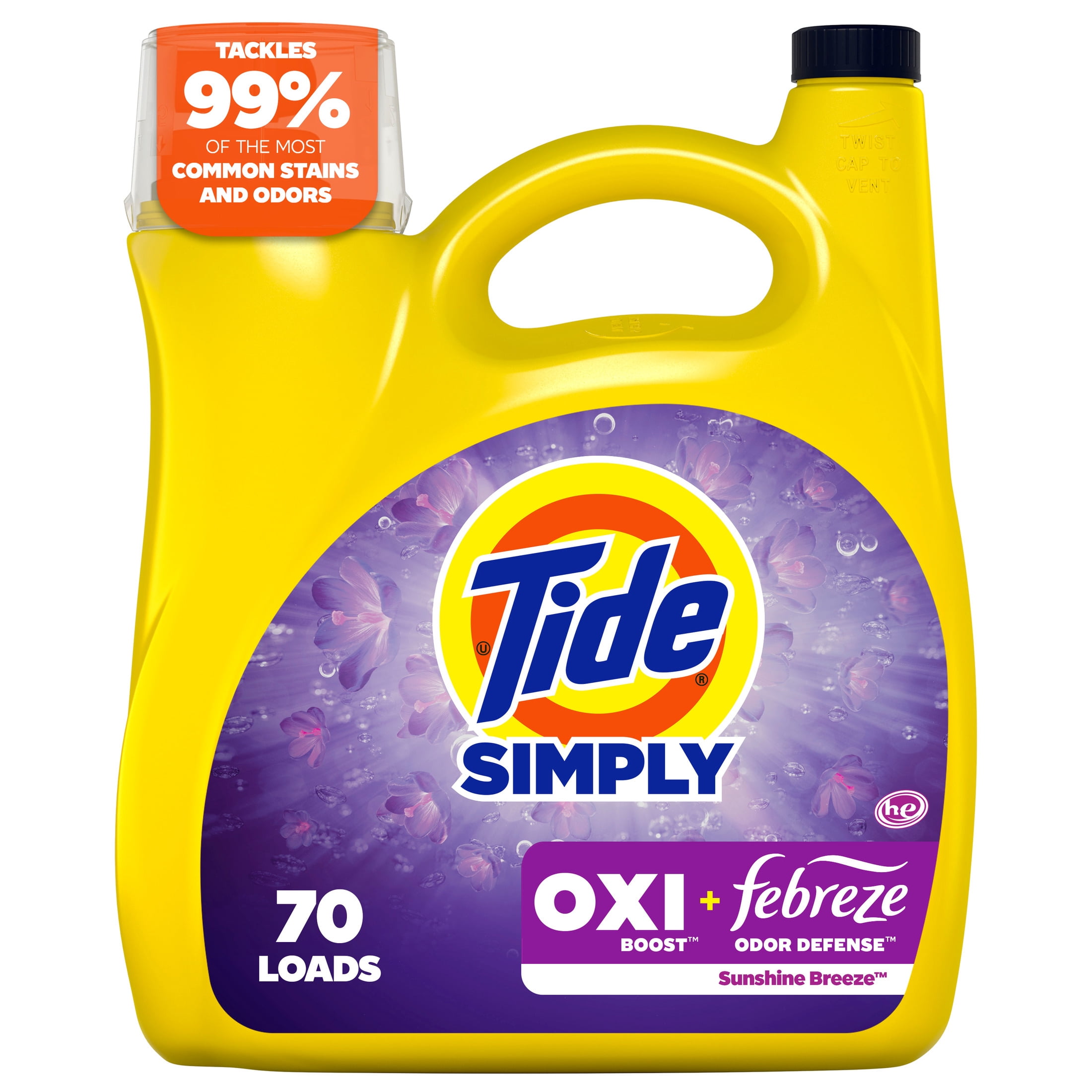 Tide, Laundry Detergent, 151 fl oz, OXI Boost Ultra Stain Release