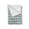 thumbnail image 2 of Abstract Soft Flannel Fleece Throw Blanket, Simple Background Motifs Fanning Swirling Repetitive Creativity Setting, Cozy Plush for Indoor and Outdoor Use, 60" x 80", Multicolor, by Ambesonne, 2 of 6