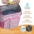 thumbnail image 2 of Travel Cooler Bag - Pink Unicorns Flamingos Pattern Camping Beer Cooler Backpack with Bottle Opener- Waterproof Insulated Picnic Backpacks - Cooler Bag for Beach, 2 of 6