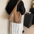 thumbnail image 2 of LinYooLi Faux Leather Tote Bag Women Hobo Bag Trendy Slouchy Work Tote College Tote Handbag Shoulder Bag, 2 of 6