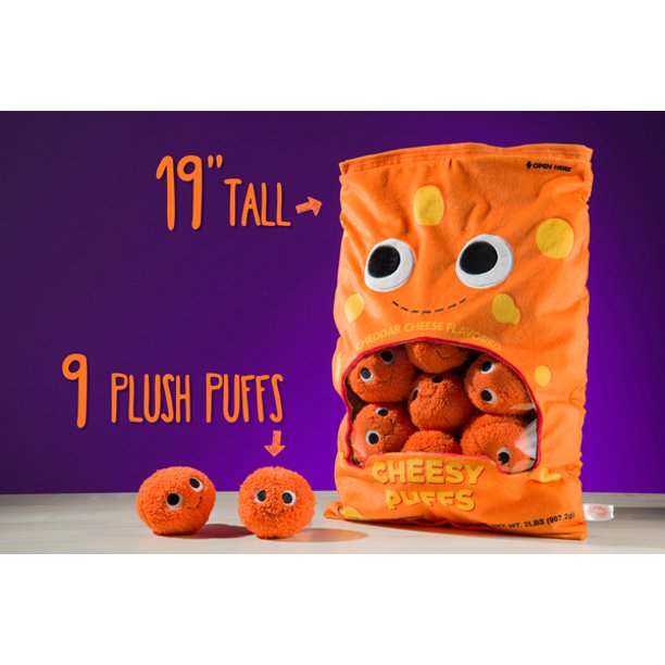 yummy world plush cheesy puffs