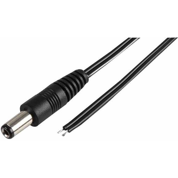PRO POWER - 2.5mm DC Plug to Bare Ends Power Lead 5m