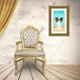 thumbnail image 3 of Vess, June Erica 19x32 Gold Ornate Wood Framed with Double Matting Museum Art Print Titled - Parlor Pooch Collection B, 3 of 4