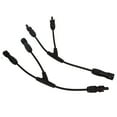 thumbnail image 1 of Solar 2 To 1 Adapter, PPE 2 Pcs Corrosion Resistance Weather Proof Solar Panel Y Branch Parallel Cable  For Household, 1 of 8