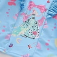 thumbnail image 6 of BOOMNY Toddler Girls 2 Peice Swimsuits Long Sleeve Bathing Suit for Kids Cartoon Graphic Lightweight Cozy Summer Beach Vacation Swimwear, 6 of 7