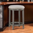 thumbnail image 4 of Cterwk Set of 2 Polyester Seat Counter Height Stool for Living Room, Dining Room, Gray, 4 of 6