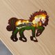 thumbnail image 4 of Figura decorativa coleccionable de caballo con efecto, estatua de madera para decoración de habitaciones Con luz, 4 of 8