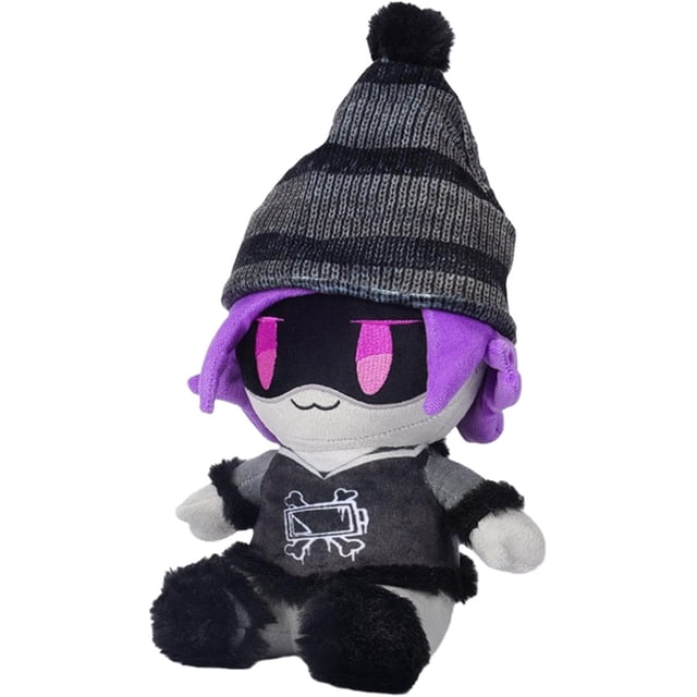 Peluche Serial V, Uzi Portero Muñeca De Peluche, Serial N - Almohada Suave De jes,Muñeco De Peluche Mur-der Drones Series Peluches Toy-Hit SciFi Comedia Animación Role Uzi Black Crow,(A)