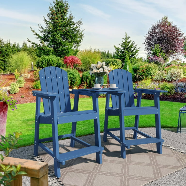Bar height adirondack 2024 chair and table