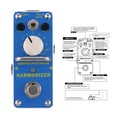thumbnail image 2 of Yuedong Harmonizer Harmonist Pitch Shifter electric guitar effect pedal true real bypass mini Musical instrument，for AROMA AHAR-3, 2 of 8