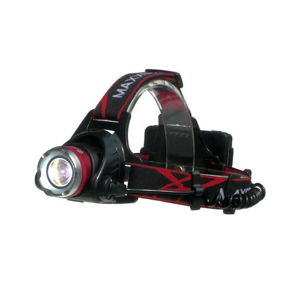 Maxxeon 630 WorkStar Technician's Micro USB Rechargeable LED Work Headlamp, Red