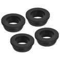 thumbnail image 1 of Unique Bargains Support de Illet en Caoutchouc Dia 1-31/64 Pieds (37.6mm) Rond Type T pour Protection des Câbles Lot de 4, 1 of 5