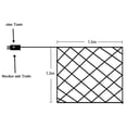 thumbnail image 2 of Christmas Decor LED String Light 1.5x1.5m Mesh Lamp Outdoor Waterproof Hanging Decor (EU), 2 of 10
