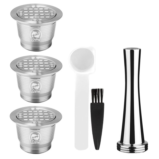 reutilizable de los accesorios del café del filtro de mal del café de cápsu Sunnimix almohadillas de café recargables