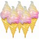 thumbnail image 1 of 46 x 20 Inch Ice Cream Food Balloon Mylar Balloons Ice Cream Foil Balloon for Hawaii Luau Birthday Baby Shower Party Decorations,5 Pcs, 1 of 4