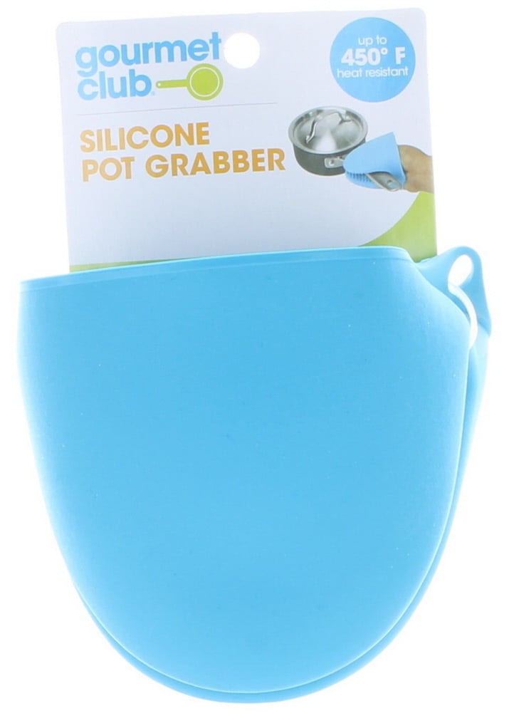 Silicone Pot Grabber Pot Holder With Heat Resistant Blue